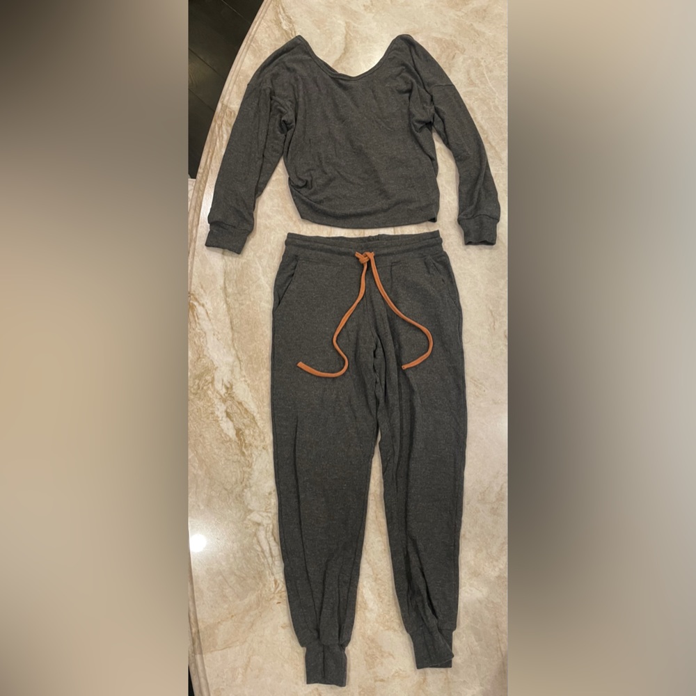 Grey sweatsuit